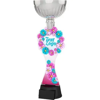 Poháry Bauer Akrylátová trofej ACUPCSM125 | Květinová edice