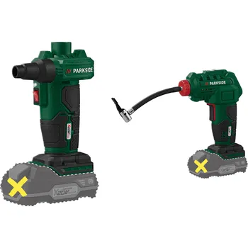 Elektrické nířadí PARKSIDE® Aku pumpa PALP 20-Li B2 / Aku kompressor PAK 20-Li B2 – bez akumulátoru a nabíječky