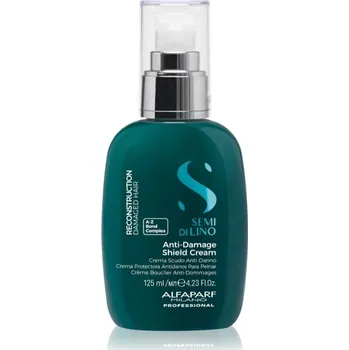 Vlasová kosmetika Alfaparf Milano Semi di Lino Reconstruction Anti-damage Shield Cream regenerační bezoplachový kondicionér pro normální a odolné vlasy 125 ml