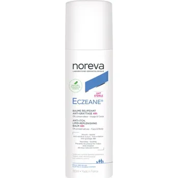 Tělový krém Noreva Eczeane Anti-Itch Lipid-Replenishing Balm 48H zklidňující balzám pro suchou až atopickou pokožku 100 ml