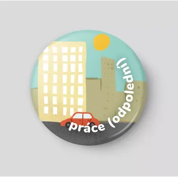 Magnetická kreslící tabulka Práce (odpolední) - plánovací magnetka