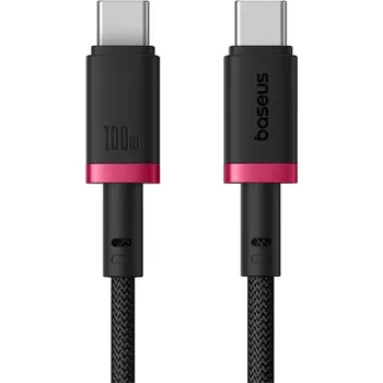 Datový kabel NoName Baseus Rychlonabíjecí kabel Dura USB-C/USB-C 2m 100W červeno černý 6932172669973
