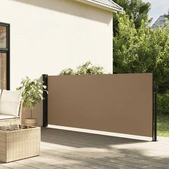 Stínicí technika vidaXL Zatahovací boční markýza 140 x 500 cm [4004419] Barva: taupe