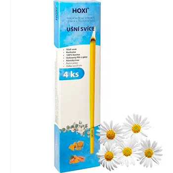 Ušní svíce HOXI s HEŘMÁNKEM 4ks