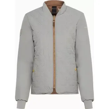 PORSCHE Women's reversible jacket Heritage Bunda dámská odlehčená prošívaná oboustranná krémově bílá a světle hnědá (Lehce prošívaná oboustranná bunda s baseballovým límečkem v moderním vzhledu 60. let.)