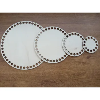 Dno na háčkování košíků 4ks