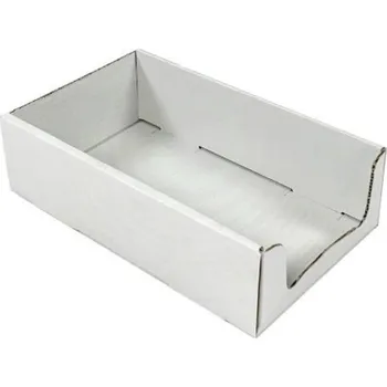 Úložný box Archivační a skladovací box - 299x174x89 mm Bílá 10 ks