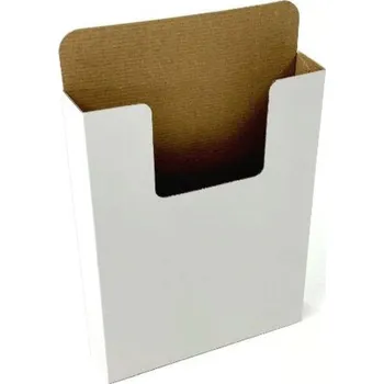 Archivační box Šanon na dokumenty - 237x55x365 mm Bílo/hnědá 10 ks