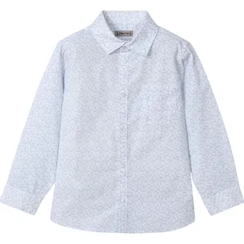 MAYORAL chlapecká košile DR s potiskem sv. modrá vel. 122 cm