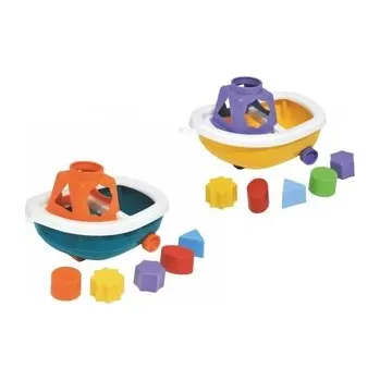 Loď/Člun na kolečkách + vkládačka plast 1ks