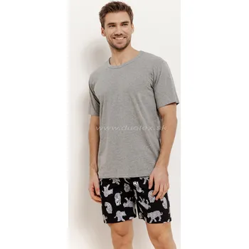 Pánské pyžamo TARO Pánské pyžamo Clark3412 Barva: ss51-sivá, Velikost: M