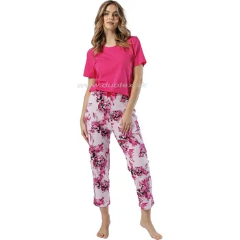 Dámské pyžamo LEVEZA (M-Max) Dámské pyžamo Nora1580 Barva: 1-tm.ružová, Velikost: XL