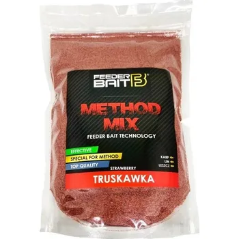 Návnadová surovina Feeder Bait Methodmix Strawberry 800g Jahoda