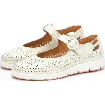 Dámské baleríny Dámské kožené baleríny W8D-4914 Pikolinos bílá Barva: nata, Velikost: 40