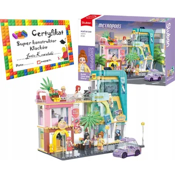 ostatní stavebnice OBCHOD STAVEBNICE SLUBAN B1268 METROPOLIS 725 dílů