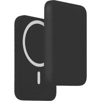 Powerbanka Magsafe bezdrátová powerbanka s USB-C vstupem, 5000mAh, 15W, černá