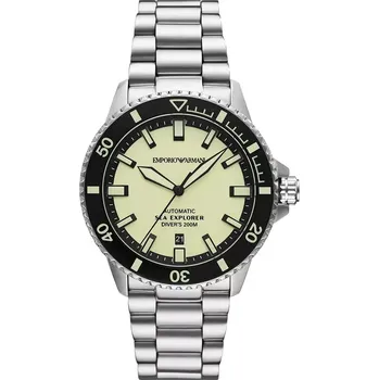 Hodinky Hodinky Emporio Armani SEA EXPLORER AR60083 stříbrná SLV, vel. ONE SIZE