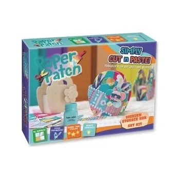Set školních potřeb Zestaw decoupage Paper Patch - Pojemnik drewniany