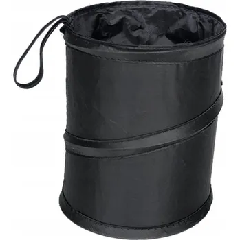 Odpadkový koš Odpadkový koš do auta skládací černý