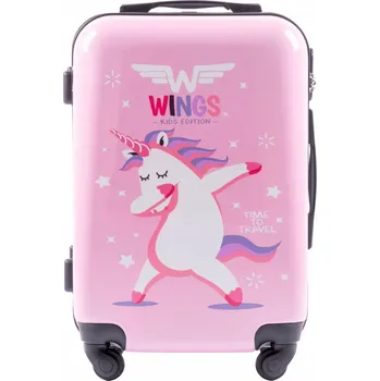 Wings Cestovní kufr skořepinový kabinový polykarbonátový Jay Unicorn 38 l