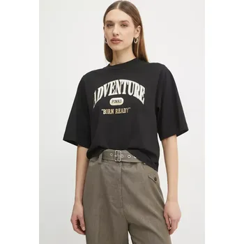 Pánské tričko Bavlněné tričko Pinko černá barva, 104604 A2CS 104604.A2CS 99X, vel. S