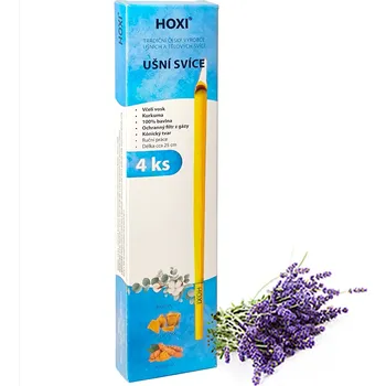 Ušní svíce HOXI s LEVANDULÍ 4ks