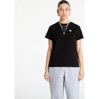 Dámské tričko Tričko Guess JEANS Classic Mini Triangle Tee Jet Black A996 M