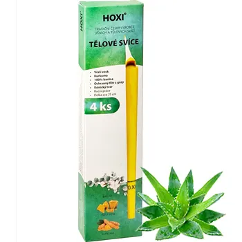 Tělové svíce HOXI s ALOE VERA 4ks