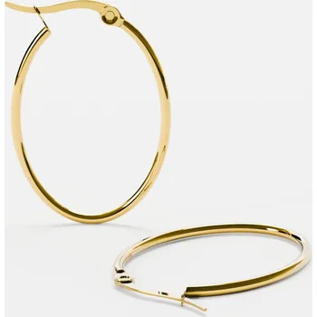 Náušnice NÁUŠNICE LOOP HOOP, pozlacení 18k zlatem -