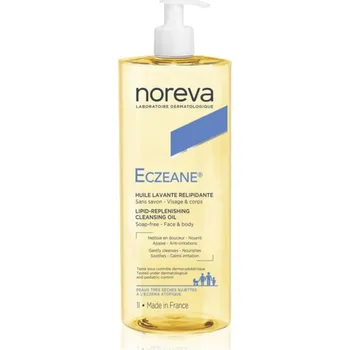 Sprchový gel Noreva Eczeane Lipid-Replenishing Cleansing Oil čisticí olejový gel na obličej a tělo 1000 ml