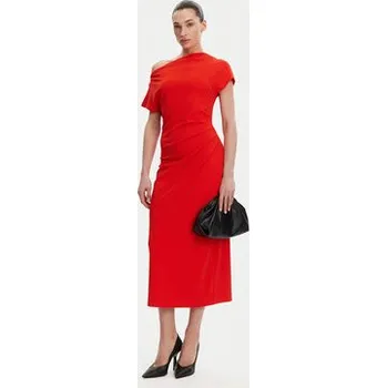 Dámské šaty French Connection Koktejlové šaty 71YDO Červená Slim Fit XS