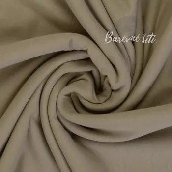 Bavlněný úplet Písková 674 *NEW* (E) (Kvalitní úplet z Německa)