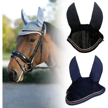 Vybavení pro koně Čabraka na hlavu HKM Rosegold Glamour Style