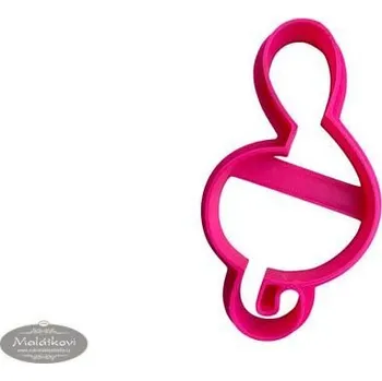 Vykrajovátko Dortmarket Vykrajovátko Houslový klíč - hudba - 3D tisk