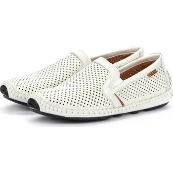 Pánská obuv Pánské kožené mokasíny 09Z-3100 Pikolinos bílá Barva: espuma, Velikost: 43