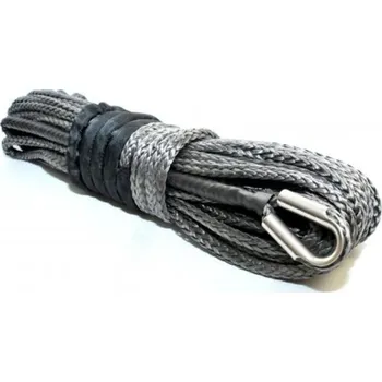 Lany DRAGON WINCH Syntetické lano pro ATV naviják, DWH 3000 -4500, 5,5 mm 15 m, černé