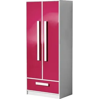 Šatní skříň DAVID růžový šatní skříň 1