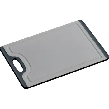 Kuchyňské prkénko Kesper Obdélníkové krájecí prkénko, 36,5 x 24,5 cm, plastové, šedé