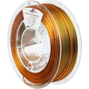 Filament Spectrum 81394 filament, PLA Magic SILK, 0.25kg, 1.75mm, AMBER LEAF
