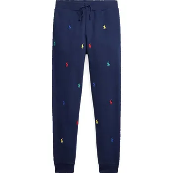 Chlapecké kalhoty Dětské tepláky Polo Ralph Lauren tmavomodrá barva, vzorované, 323846210005 59X, vel. 152-158