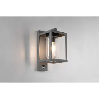 Lampička Trio Lighting Venkovní nástěnné svítidlo Lunga s pohybovým čidlem antracitová, průhledná 1 x 40 W - Doprava zdarma