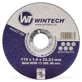 Řezný kotouč Řezný kotouč WT WINTECH® Extra 115x1,0x22,2 na kov / balení 1 ks
