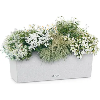 Truhlík LECHUZA Balconera Stone Velikost: Délka 40 cm, Barva: Bílá