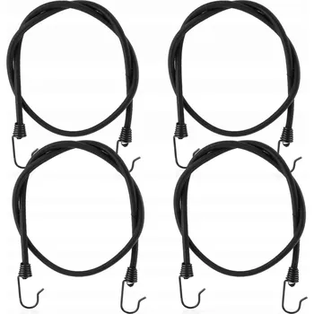 autokoberec Gumové lanko pro upevnění plachty k zavazadlovému prostoru 80 cm / 4 ks