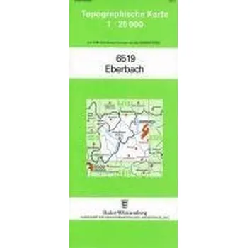 Topographische Karte Baden-Württemberg Eberbach