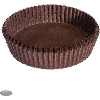 Jednorázové nádobí Ostatní Košíček papírový prům. 80, v.20mm (celohnědý) 50ks