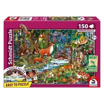 Puzzle Puzzle PQ 150 Zwierzęta w lesie G3