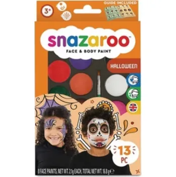 Speciální výtvarná barva Sada obličejových barev 1172184, Snazaroo 8X2,1g