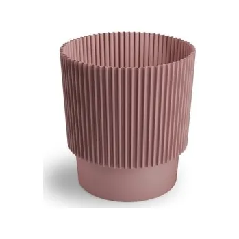 Obal na květináč Plastový obal na květiny Elsa 170, pudrově růžový