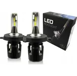 LED žárovky SLIM H4 B5 CSP SEOUL 12/24V DEN/NOC ALU aktivní chlazení